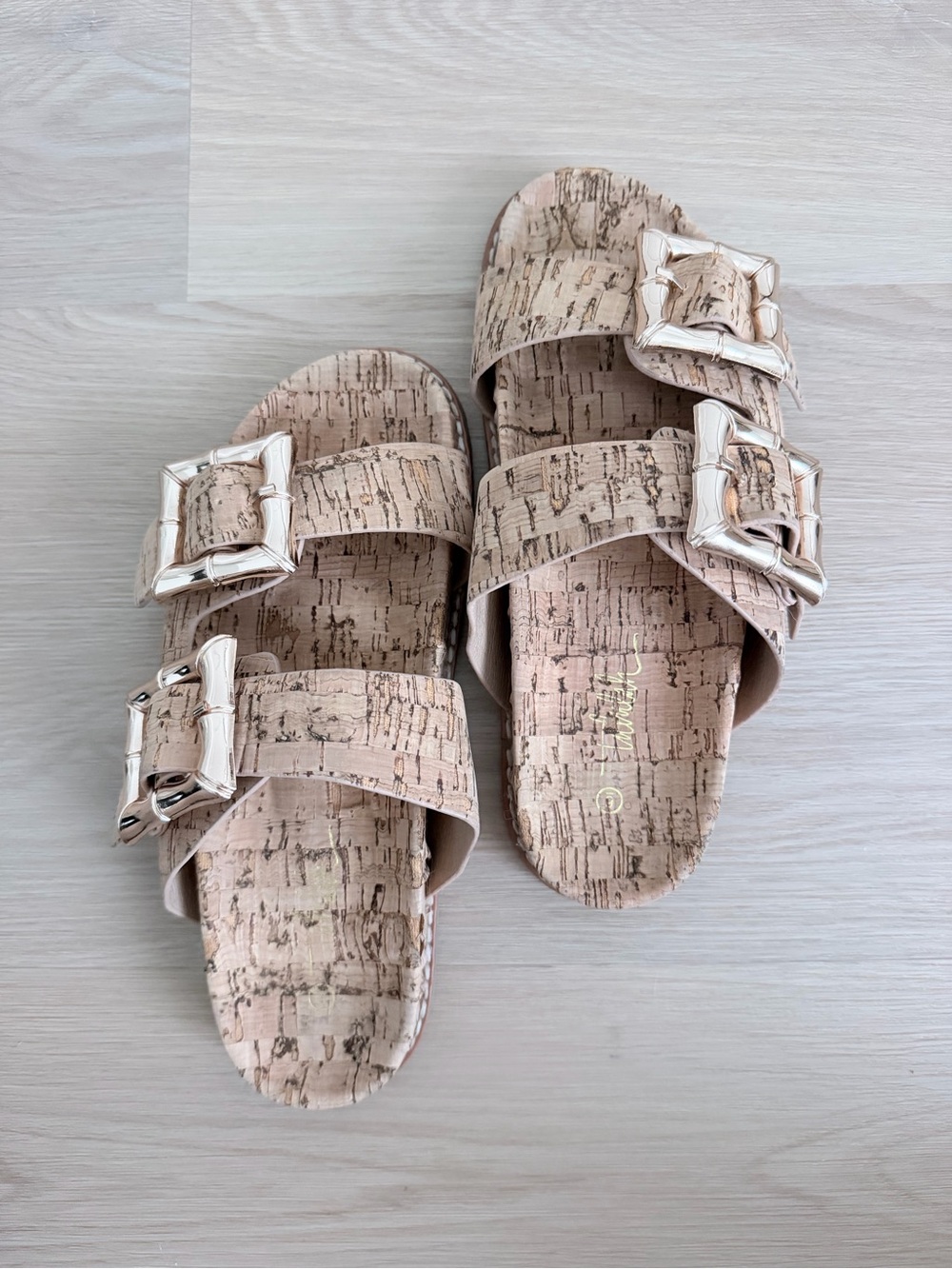 Cork Slides with Buckles